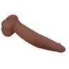 PRETTY LOVE - DILDO FLEXIBLE REALISTA CUTHBERT 20 CM Ø 5 CM TPE MARRÓN