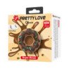 PRETTY LOVE - ANILLO PARA PENE CON FORMA DE SUPER DONA MARRÓN