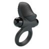 PRETTY LOVE - ANILLO VIBRATORIO PARA PENE ADRIEN, 10 FUNCIONES, NEGRO