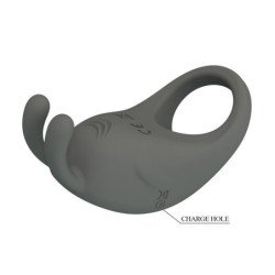 PRETTY LOVE - ANILLO VIBRATORIO RECARGABLE CON ESTIMULADOR DE CONEJO