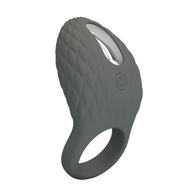 PRETTY LOVE - ANILLO VIBRADOR RECARGABLE CON TEXTURA Y ESTIMULADOR