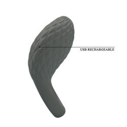 PRETTY LOVE - ANILLO VIBRADOR RECARGABLE CON TEXTURA Y ESTIMULADOR
