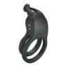 PRETTY LOVE - ANILLO PARA PENE RECARGABLE DE DOBLE VIBRACIÓN GOODWIN NEGRO