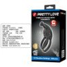 PRETTY LOVE - ANILLO PARA PENE RECARGABLE DE DOBLE VIBRACIÓN GOODWIN NEGRO