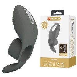 PRETTY LOVE - ANILLO VIBRATORIO RECARGABLE CON DOBLE ESTIMULACIÓN