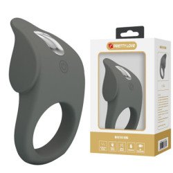 PRETTY LOVE - ANILLO VIBRADOR DE SILICONA FLEXIBLE RECARGABLE