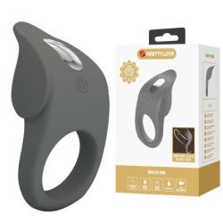 PRETTY LOVE - ANILLO VIBRADOR DE SILICONA FLEXIBLE RECARGABLE