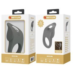 PRETTY LOVE - ANILLO VIBRADOR DE SILICONA FLEXIBLE RECARGABLE