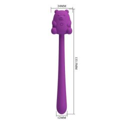 PRETTY LOVE - VIBRADOR RECARGABLE CON FORMA DE OSO DE PELUCHE