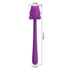 PRETTY LOVE - VIBRADOR RECARGABLE CON FORMA DE OSO DE PELUCHE