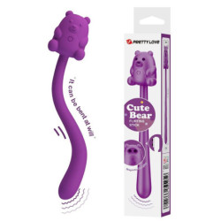 PRETTY LOVE - VIBRADOR RECARGABLE CON FORMA DE OSO DE PELUCHE