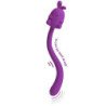 AMOR PRECIOSO - VIBRADOR FLEXIBLE CON FORMA DE CONEJITO, RECARGABLE POR USB, COLOR MORADO