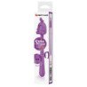 AMOR PRECIOSO - VIBRADOR FLEXIBLE CON FORMA DE CONEJITO, RECARGABLE POR USB, COLOR MORADO