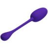 PRETTY LOVE - HUEVO VIBRATORIO RECARGABLE KNUCKER MORADO