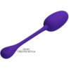 PRETTY LOVE - HUEVO VIBRATORIO RECARGABLE KNUCKER MORADO