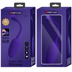 PRETTY LOVE - HUEVO VIBRATORIO RECARGABLE KNUCKER MORADO