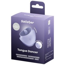 SATISFACTOR - ESTIMULADOR CLITORAL CON VIBRACIÓN Y PULSACIONES LILA