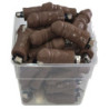 DIABLO PICANTE - FRASCO DE 30 ENCENDEDORES CON FORMA DE PENE MULATO