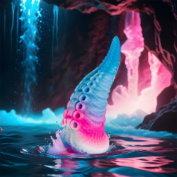 EPIC - DILDO DE TENTÁCULOS AZULES DE PHORCYS TAMAÑO PEQUEÑO
