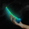 EPIC - DILDO SCYLLA DE TENTÁCULOS FINOS FLUORESCENTES DE TAMAÑO PEQUEÑO