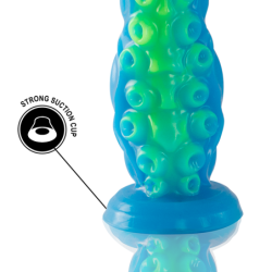 EPIC - DILDO SCYLLA DE TENTÁCULOS FINOS FLUORESCENTES DE TAMAÑO PEQUEÑO