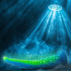 EPIC - DILDO SCYLLA DE TENTÁCULOS FINOS FLUORESCENTES DE TAMAÑO PEQUEÑO