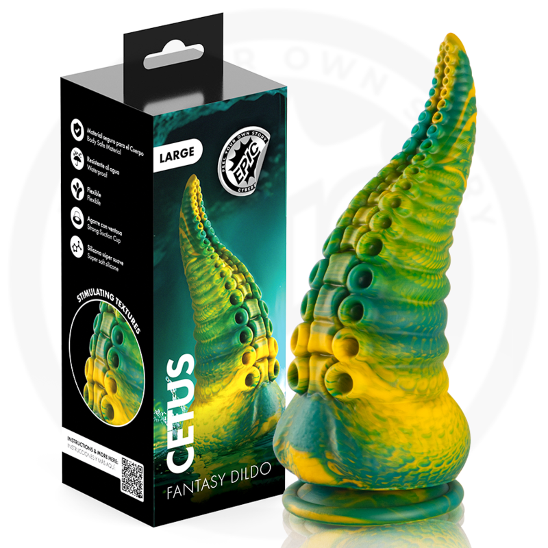 EPIC - DILDO DE TENTÁCULOS VERDES CETUS TAMAÑO GRANDE