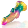 EPIC - DILDO IRIS CON TESTÍCULOS DE PLACER ARCOÍRIS