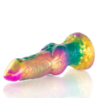 EPIC - DILDO IRIS CON TESTÍCULOS DE PLACER ARCOÍRIS