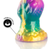 EPIC - DILDO IRIS CON TESTÍCULOS DE PLACER ARCOÍRIS