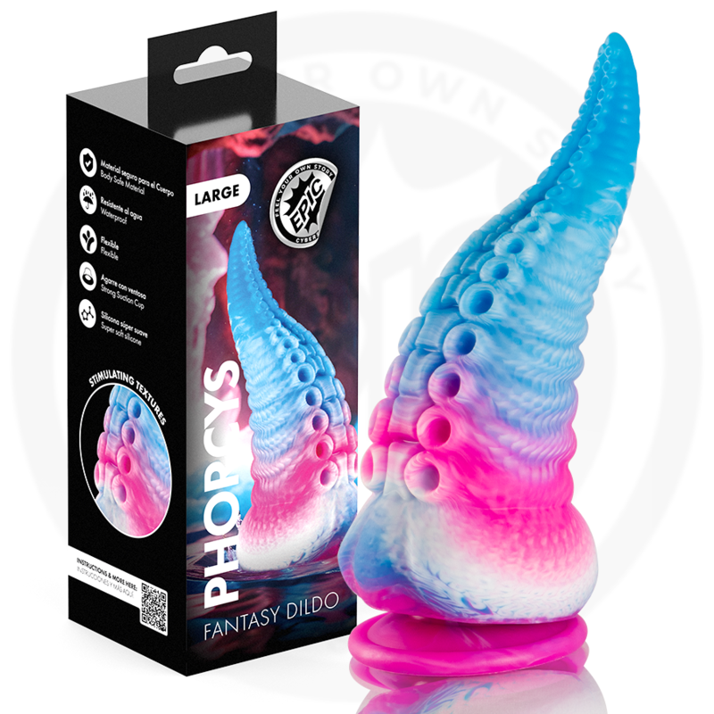 EPIC - DILDO DE TENTÁCULOS AZULES DE PHORCYS, TAMAÑO GRANDE