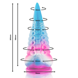 EPIC - DILDO DE TENTÁCULOS AZULES DE PHORCYS, TAMAÑO GRANDE
