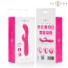 INTENSE - VIBRADOR AMARA CON LENGUA ESTIMULANTE 10 VIBRACIONES ROSA
