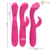 INTENSE - VIBRADOR AMARA CON LENGUA ESTIMULANTE 10 VIBRACIONES ROSA