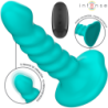 INTENSE - VIBRADOR  BUFFY TALLA S DISEÑO ESPIRAL 10 VIBRACIONES AZUL CONTROL REMOTO