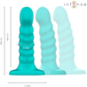 INTENSE - VIBRADOR  BUFFY TALLA S DISEÑO ESPIRAL 10 VIBRACIONES AZUL CONTROL REMOTO