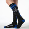 LOCKER GEAR - CALCETINES MILITARES HASTA LA RODILLA - TALLA ÚNICA, AZULES
