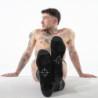 LOCKER GEAR - CALCETINES MILITARES HASTA LA RODILLA NEGROS TALLA ÚNICA