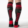 LOCKER GEAR - CALCETINES MILITARES HASTA LA RODILLA ROJOS TALLA ÚNICA