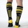 LOCKER GEAR - CALCETINES MILITARES HASTA LA RODILLA, AMARILLOS, TALLA ÚNICA