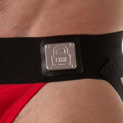 LOCKER GEAR - SUSPENSIÓN ANCHA DE CINTURA ROJA XL
