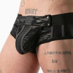 LOCKER GEAR - CALZONCILLO SUSPENSO DE ACCESO MILITAR COMPLETO NEGRO L