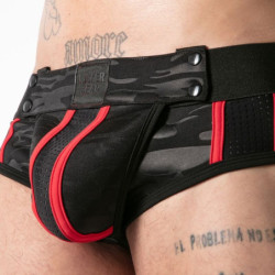 LOCKER GEAR - CALZONCILLO DE ACCESO MILITAR COMPLETO ROJO L