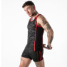 LOCKER GEAR -  CAMISETA SIN MANGAS ROJA DE ACCESO MILITAR COMPLETO S