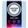 PRESERVATIVOS MISTER SIZE - PAQUETE DE MUESTRA DE PRESERVATIVOS TALLAS 60-64-69 MM (3 UNIDADES)