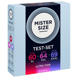 PRESERVATIVOS MISTER SIZE - PAQUETE DE MUESTRA DE PRESERVATIVOS TALLAS 60-64-69 MM (3 UNIDADES)