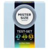 PRESERVATIVOS DE MUESTRA TAMAÑO MISTER - PAQUETE DE MUESTRA DE PRESERVATIVOS TAMAÑO 47-49-53 MM (3 UNIDADES)