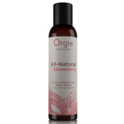 ORGIE - GEL ÍNTIMO A BASE DE AGUA BESABLE DE FRESA TOTALMENTE NATURAL 150 ML