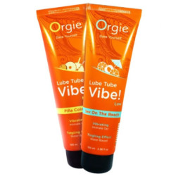 ORGIE - ¡LUBE TUBE VIBE! SEXO EN LA PLAYA GEL ÍNTIMO BESABLE CON BESO SUAVE 100 ML
