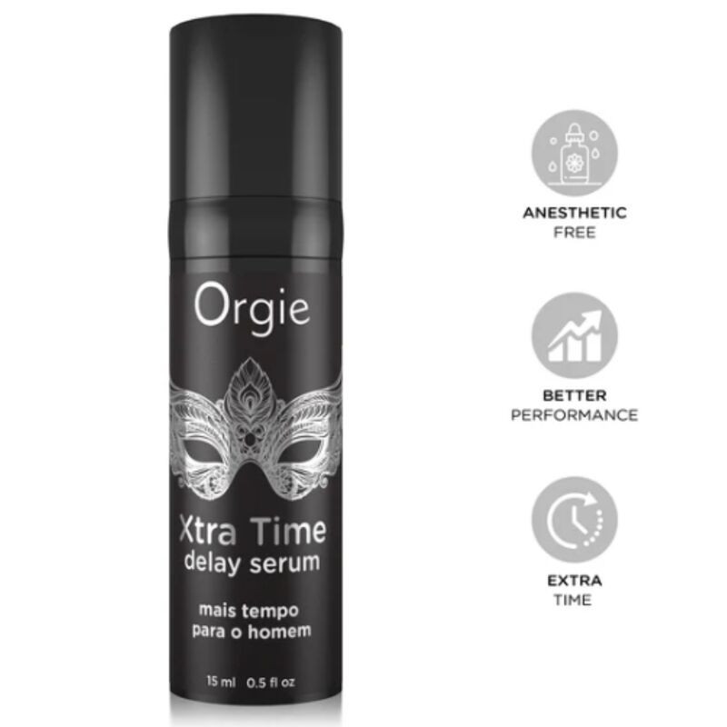 ORGIE - SÉRUM RETARDANTE DE SILICONA XTRA TIME SIN ANESTESIA 15 ML